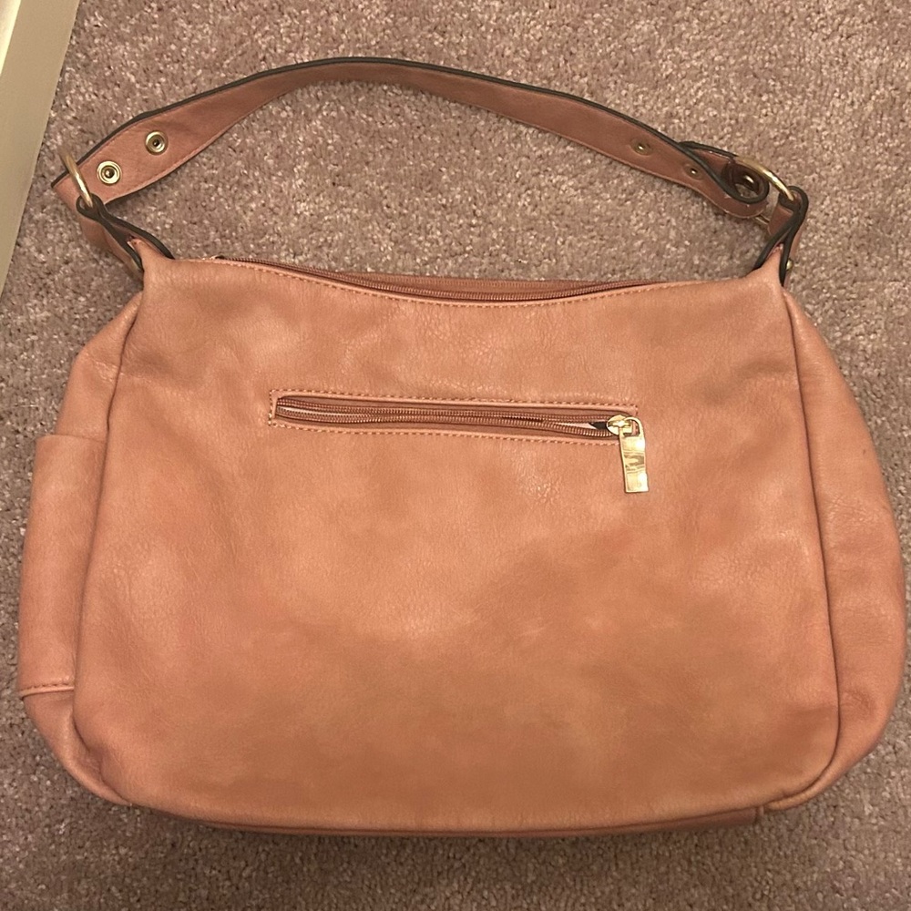 Elegant Tan Women's Shoulder Bag - Picture 5 of 5